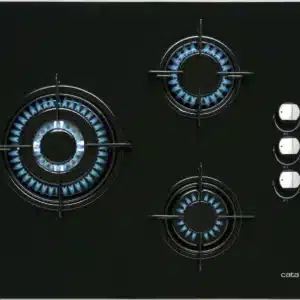 ENCIMERA CATA CIB6021BK 3F CRISTAL GAS BUTANO